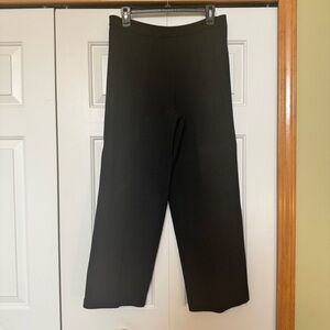 Margaret O’Leary 80% wool 20% viscose knit wide leg pants